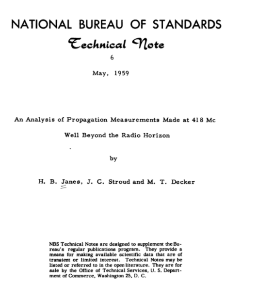 troud Family Colorado Jack Stroud Apollo Engineer National Bureau of Standards Radio Wave Propagation